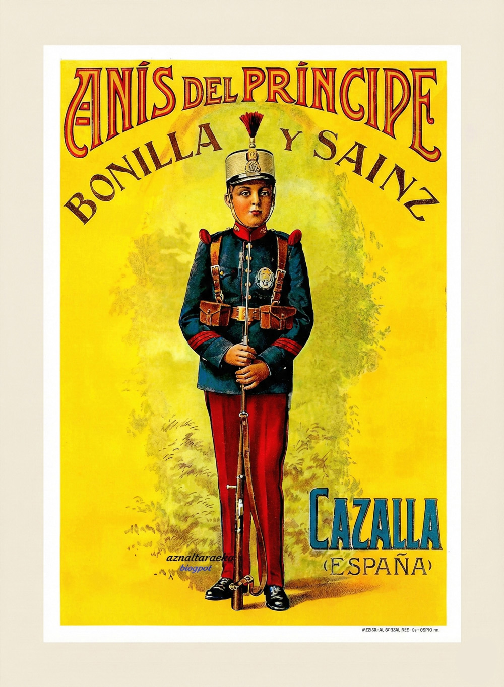 Cartel Habitación Anís El Principe