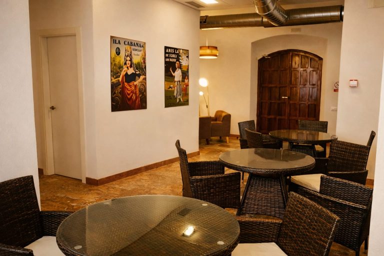 Espacios comunes Hostel Pórtico del Azahín en Cazalla de la Sierra